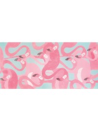 FLAMINGO 2 ROMANCE TABLE RUNNER 30CM X 5M