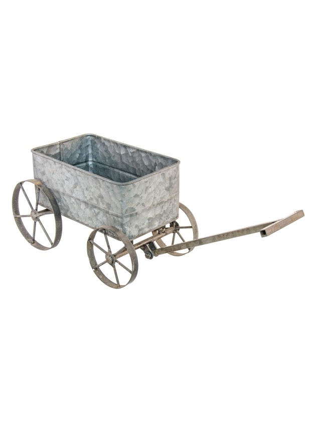 METAL WAGON CART 47CM X 13.5CM X 14.5CM