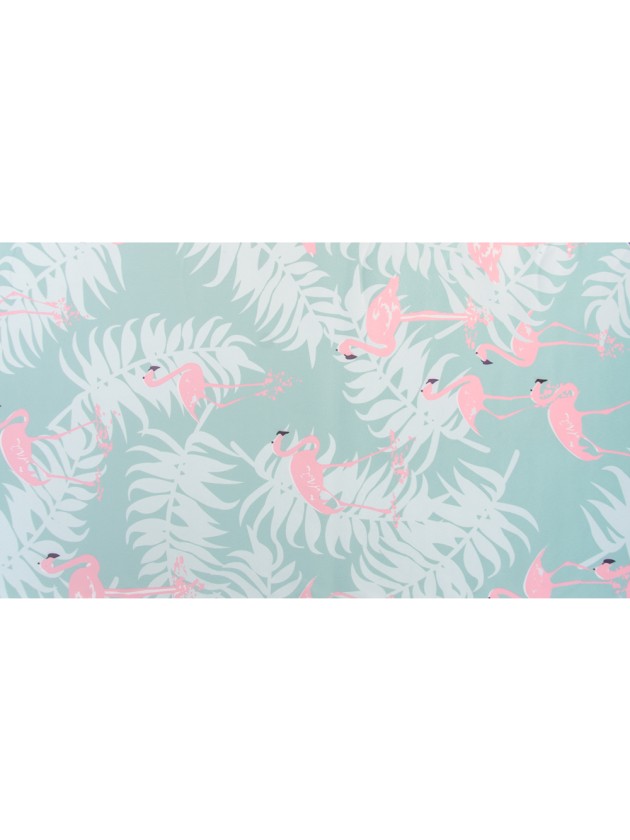 TISCHLÄUFER STOFF FLAMINGO ROSA 28CM X 5M