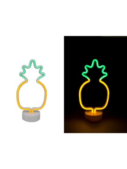 ANANAS NEON GRÜN GELB 16CM X 33CM