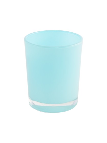 KERZENHALTER BLAU PASTELL GLÄNZEND DIA 5.6CM X 6.5CM