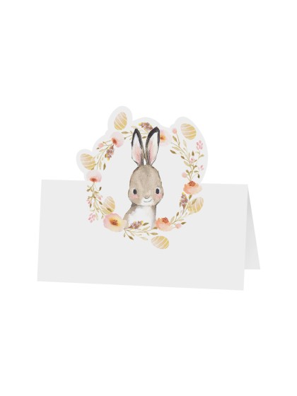 SET 6 TISCHKARTEN OSTERN 8CM X 8CM