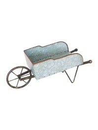 METAL WHEELBARROW 36CM X 13CM X 16CM