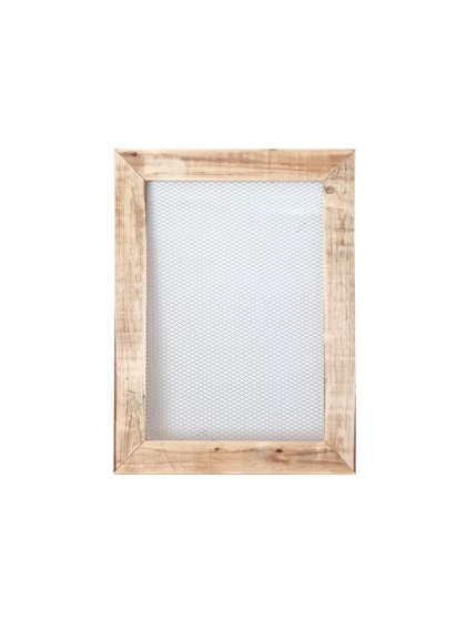 CADRE BOIS GRILLE 80CM X 60CM