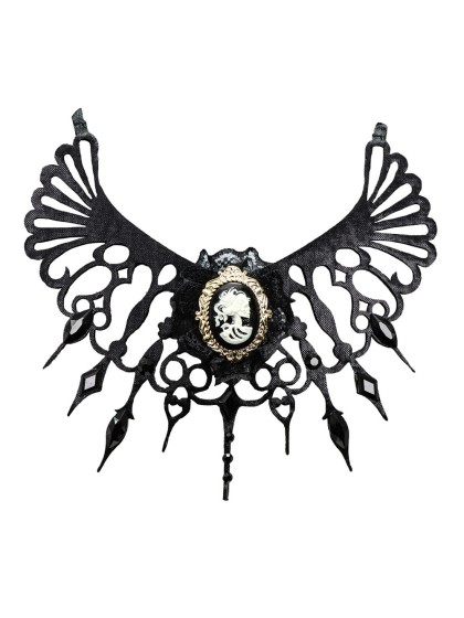 TOUR DE COU GOTHIQUE NOIR 