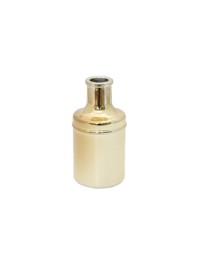 VASE CARAFON GOLD METALL DIA 7CM X 13 CM