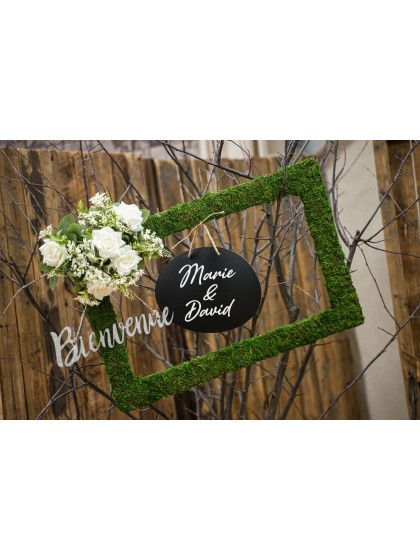 GREEN MOSS FRAME 60CM X 40CM