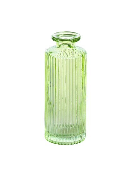 VASE GLAS HELOISE GRÜN DIA 5.5CM X 13.5CM