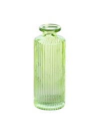 VASE GLAS HELOISE GRÜN DIA 5.5CM X 13.5CM