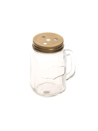 KLEINES EINMACHGLAS DECKEL GOLD MIT TROUS 7.5X5.5X8.5CM