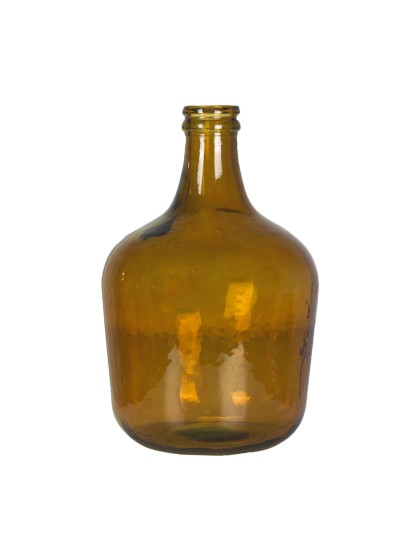 VASE JOANA 12L AMBER DIA 27CM X 42CM