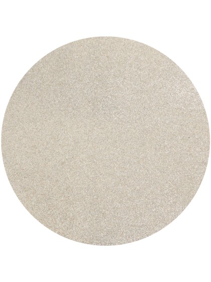 6 SETS DE TABLE PAILLETTES PREMIUM PLATINE DIA 34CM