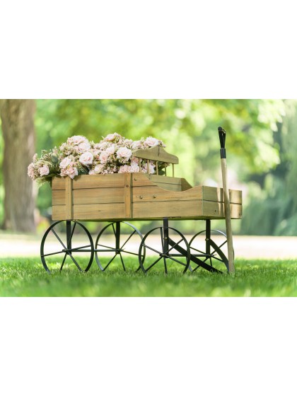 CHARIOT BOIS 85CM X 54CM X 65CM