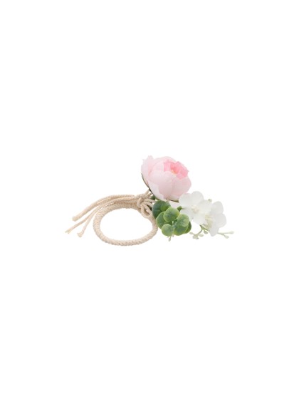 SERVIETTENRING PFINGSTROSE ROSA DIA 5CM