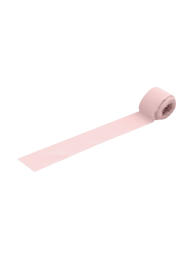 RUBAN TOUCHE DE VENT ROSE 4CM X 5M