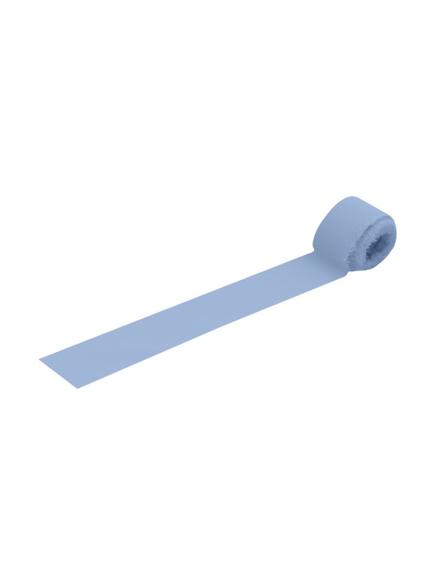 RUBAN TOUCHE DE VENT BLEU 4CM X 5M
