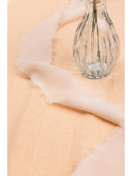 RUBAN TOUCHE DE VENT ROSE POUDRE 4CM X 5M