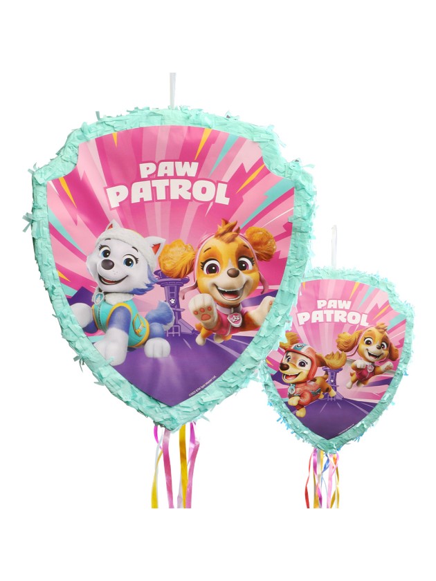 PINATA PLIABLE ROSE A TIRER PAT’PATROUILLE © 33CM X 38CM X 9CM