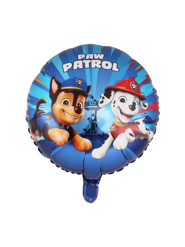 BALLON MYLAR ROND PAT’PATROUILLE © DIA 43CM