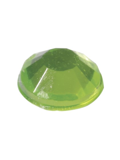 PAPERCARD OF 186 LIME GREEN ADHESIVE DIAMONDS 2MM