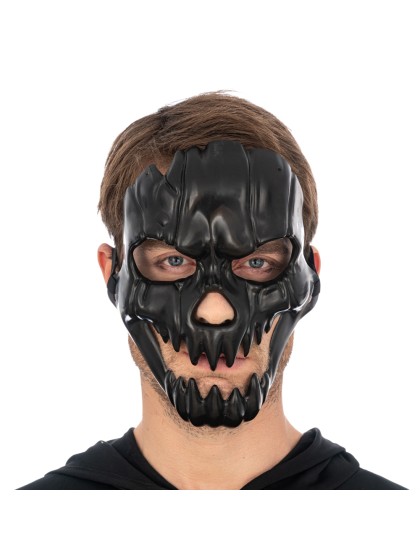MASQUE TETE DE MORT NOIR 