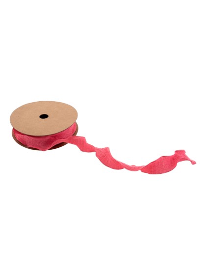 RUBAN PLISSE PINK LADY 2.5CM X 10M