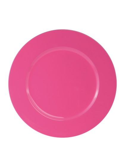 SOUS-ASSIETTE PP FRAMBOISE BRILLANT DIA 33CM