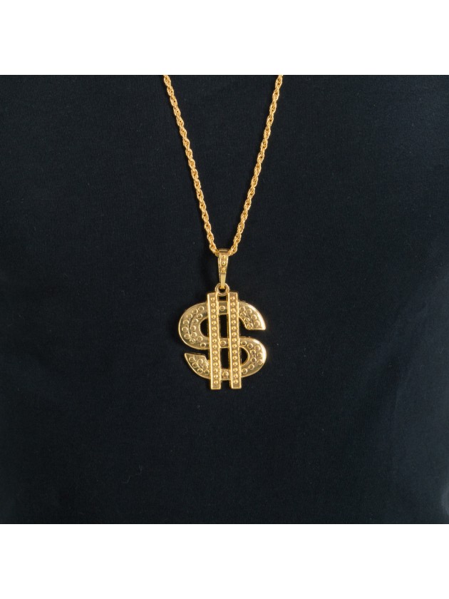 COLLIER RAPPEUR $ 90CM -Pendentif 4,5 X 5CM