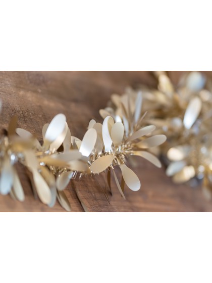 GIRLANDE WEIHNACHTEN LIBELLE GOLD MATT 270 CM