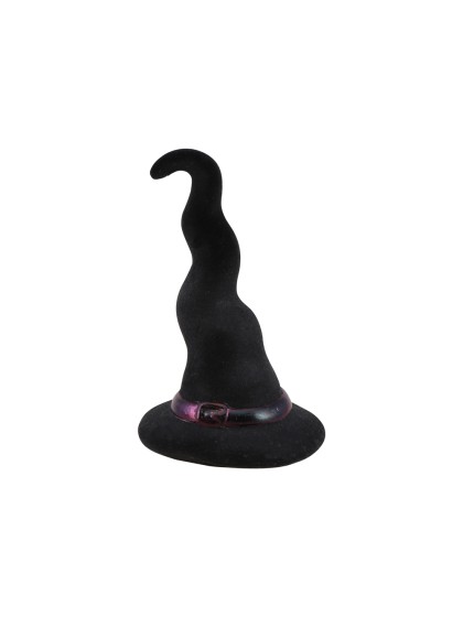 POLYRESIN WITCH HAT 10CM X 9.5CM X 16CM