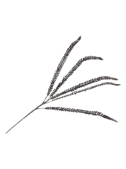 AST 5 BLÄTTER SCHWARZ PAILLETTEN 92CM
