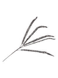 AST 5 BLÄTTER SCHWARZ PAILLETTEN 92CM