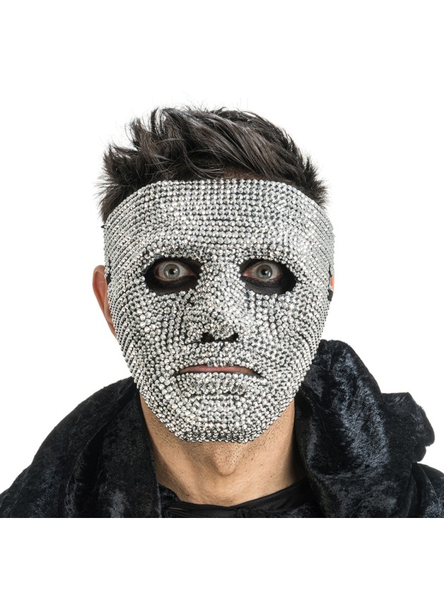 SILVER DIAMONDS NO ID MASK 17.5CM X 10CM X 17CM