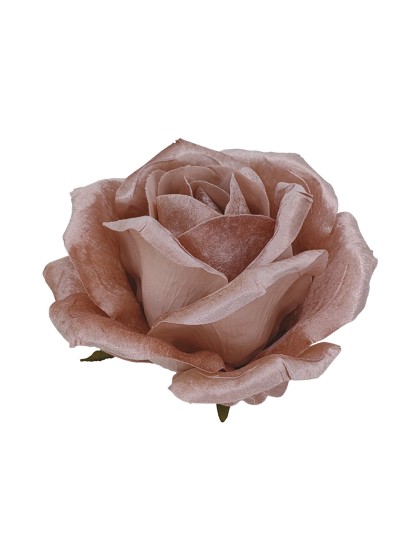 VELVET ROSE HEAD POWDER PNK DIA 28CM X 18CM