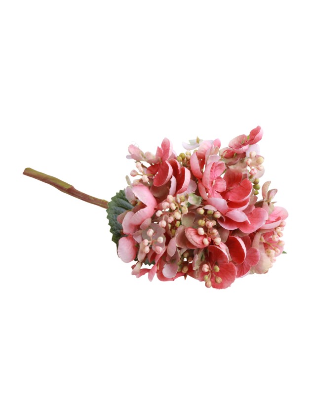 TIGE HORTENSIA BOURGEONS ROSE 35CM