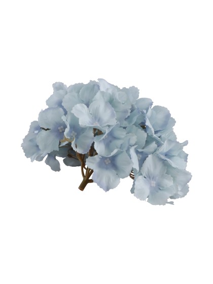 LIGHT BLUE HYDRANGEA HEAD DIA 20CM X 11CM