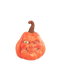 MEDIUM SIZE FACE PUMPKIN 13CM X 12.5CM X 16CM