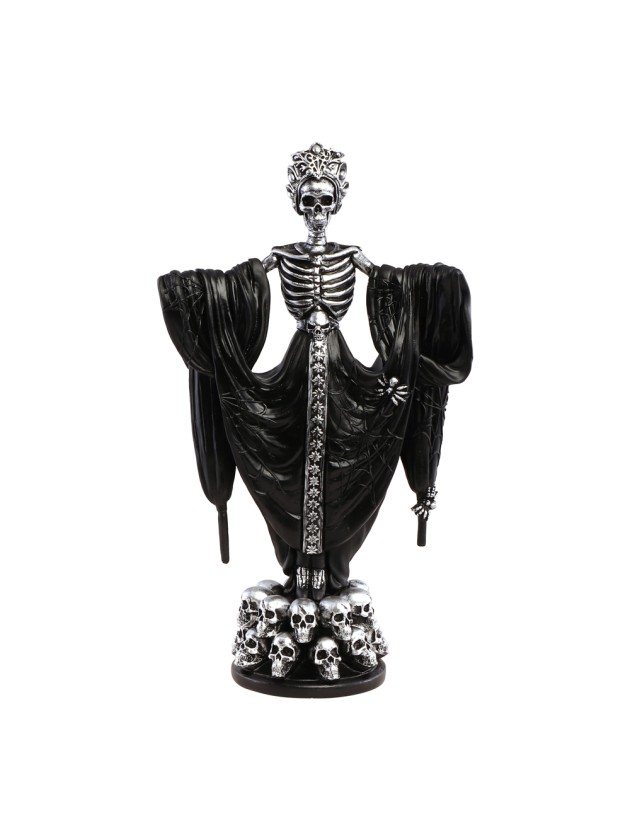 STATUE SKELETON QUEEN 21CM X 10.5CM X 36,5CM