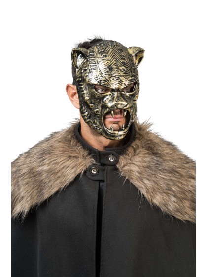 MASQUE TIGRE MAITRE DU TEMPS 21CM X 9CM X 27CM