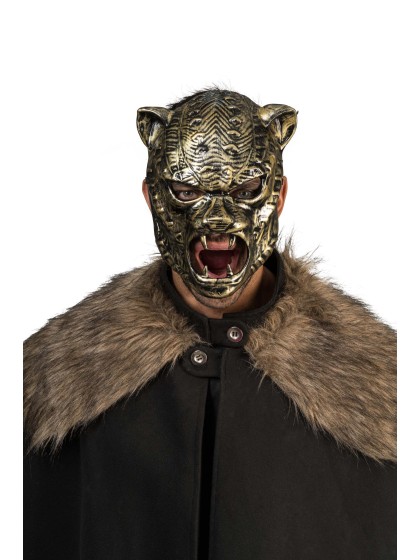 MASQUE TIGRE MAITRE DU TEMPS 21CM X 9CM X 27CM