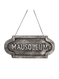 SCHILD POLYSTYROL AUFHÄNGEN MAUSOLEUM 44.5CM X 20CM X 3CM