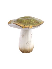 CHAMPIGNON TERRE CUITE VERT 19CM X 19CM X 18.5CM
