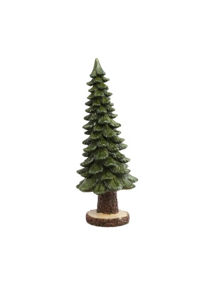 SAPIN POLYRESINE GM VERT DIA 13.5CM X 32.5CM
