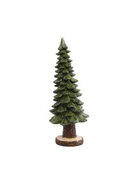 SAPIN POLYRESINE GM VERT DIA 13.5CM X 32.5CM