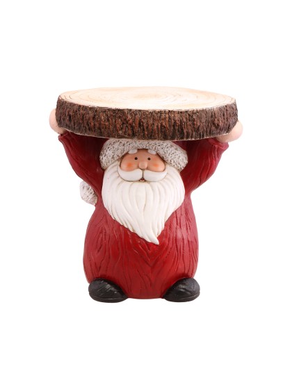 SUPPORT MAGNESIE XL PERE NOEL RONDIN DE BOIS 29.5CM X 26CM X 30.8CM