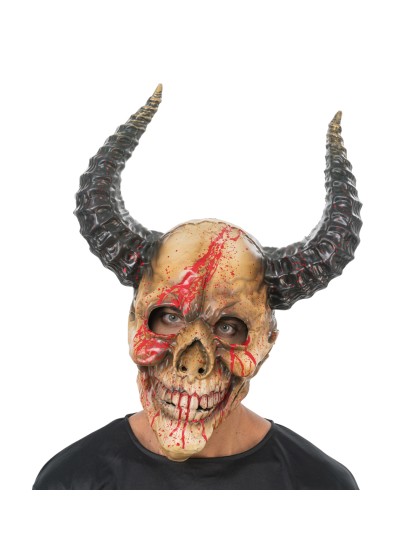 MASQUE MOUSSE SQUELETTE DEMON ENSANGLANTE 37CM X 26CM X 53CM