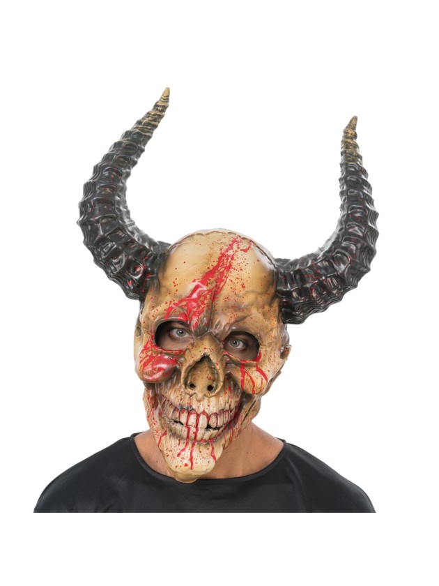 MASQUE MOUSSE SQUELETTE DEMON ENSANGLANTE 37CM X 26CM X 53CM