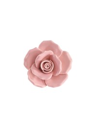 NYMPHEA PINK CERAMIC ROSE 6.5 X 7CM X 3.5CM