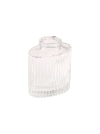 VASE VERRE HELIOS TRANSPARENT 7CM X 4.5CM X 8CM