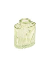 VASE VERRE HELIOS VERT NENUPHAR 7CM X 4.5CM X 8CM